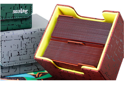 Boîte de rangement pyramidale - Rouge (Comprend 3 séparateurs) 