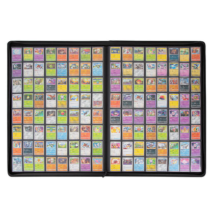 64-Pocket Trading Card Binder – Holds 2304 Cards, Black