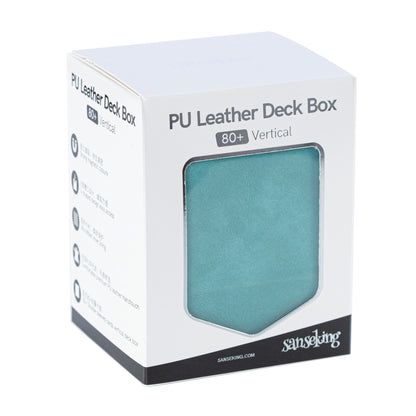 Boîte de rangement pour decks de plus de 80 pouces en PU avec fermeture magnétique