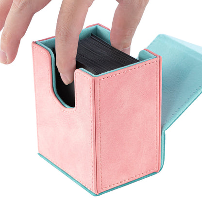 Boîte de rangement pour decks de plus de 80 pouces en PU avec fermeture magnétique