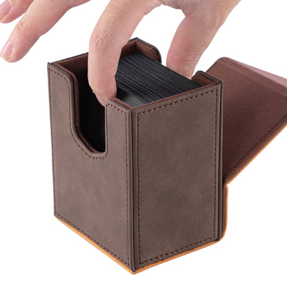 Boîte de rangement pour decks de plus de 80 pouces en PU avec fermeture magnétique