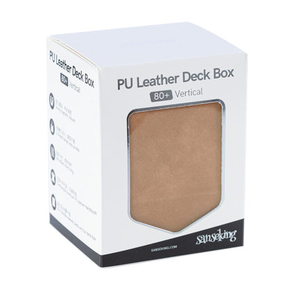 Boîte de rangement pour decks de plus de 80 pouces en PU avec fermeture magnétique
