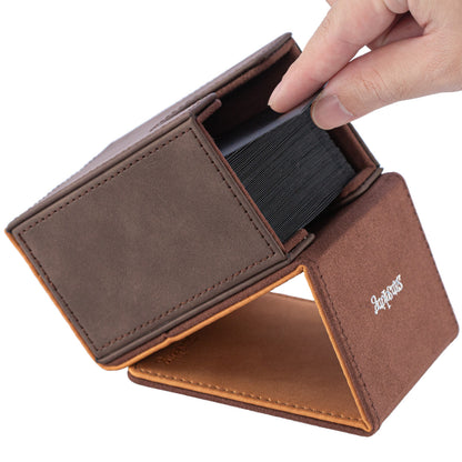 Boîte de rangement pour decks de plus de 80 pouces en PU avec fermeture magnétique