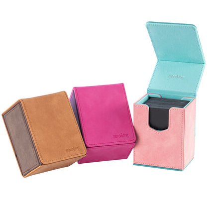 Boîte de rangement pour decks de plus de 80 pouces en PU avec fermeture magnétique