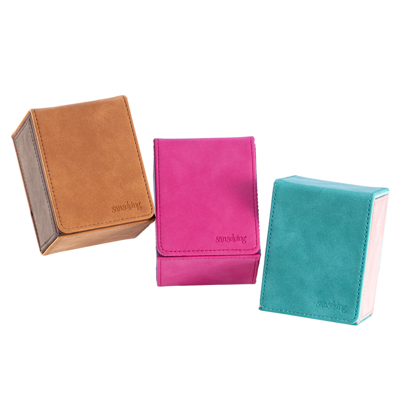80+ PU Deck Box | Premium PU Leather Card Case for TCG – Sanseking