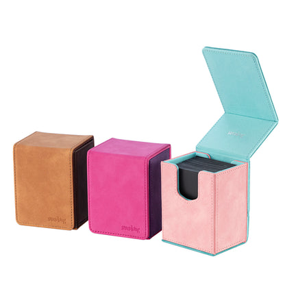 Boîte de rangement pour decks de plus de 80 pouces en PU avec fermeture magnétique