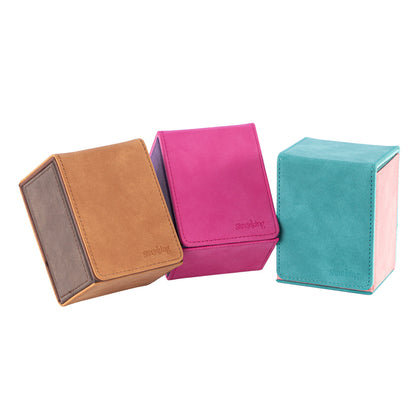 Boîte de rangement pour decks de plus de 80 pouces en PU avec fermeture magnétique