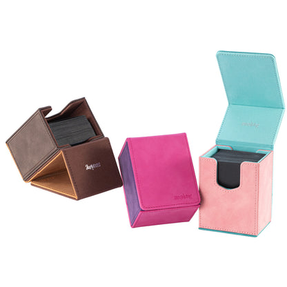Boîte de rangement pour decks de plus de 80 pouces en PU avec fermeture magnétique