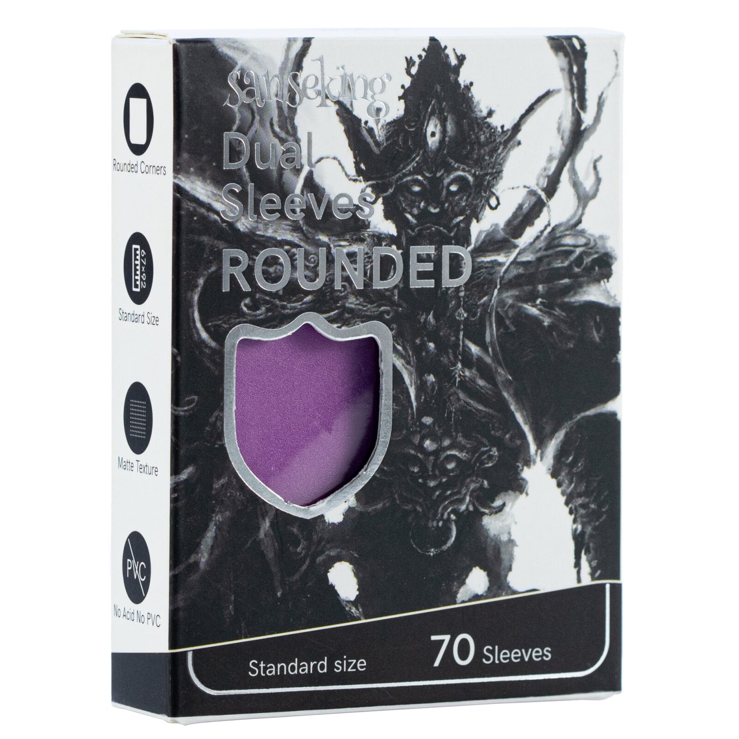 ROUNDED Double-Layer Tournament Card Sleeves - Ultra-Durable & Smooth Shuffling