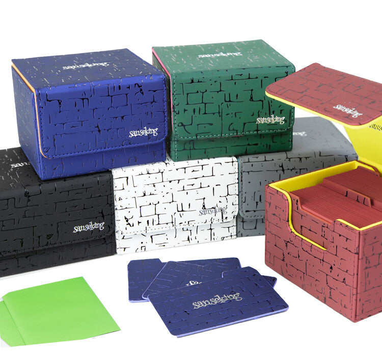 Pyramic Deck Box - Red (Includes 3 Dividers)