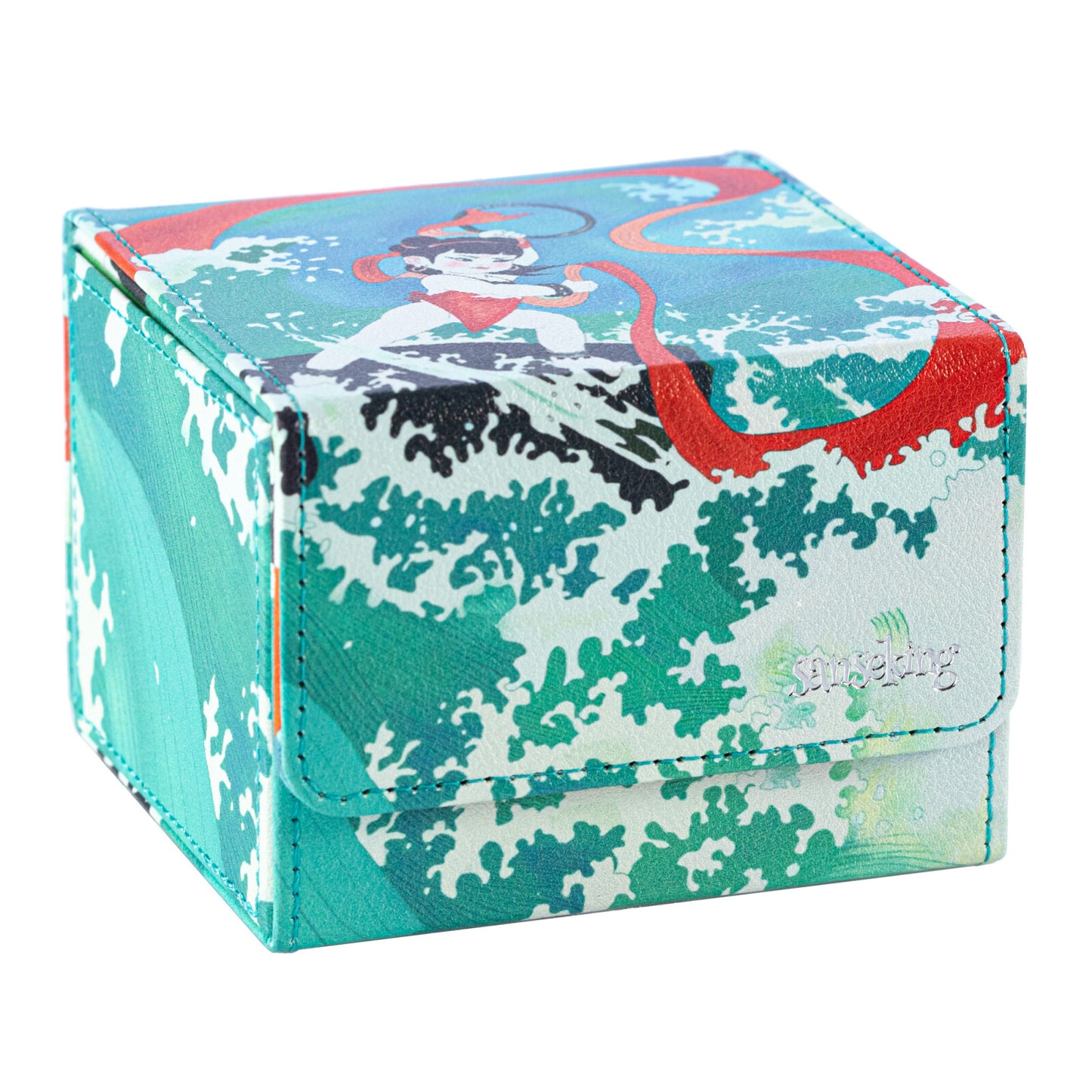 Ne Zha Conquers the Dragon King Deck Box - Wreaks Havoc in the Crystal Palace