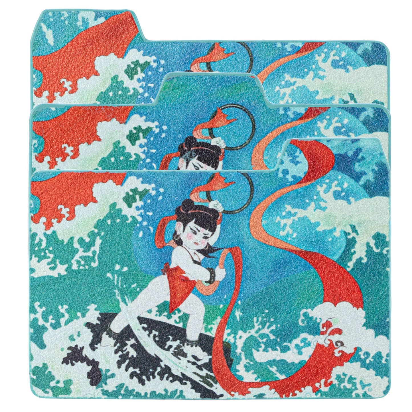 Ne Zha Conquers the Dragon King Playmat - Wreaks Havoc in the Crystal Palace