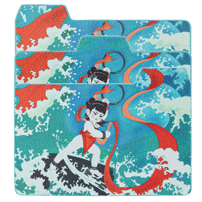 Tapis de jeu Ne Zha conquiert le Roi Dragon - Sème le chaos dans le Palais de Cristal