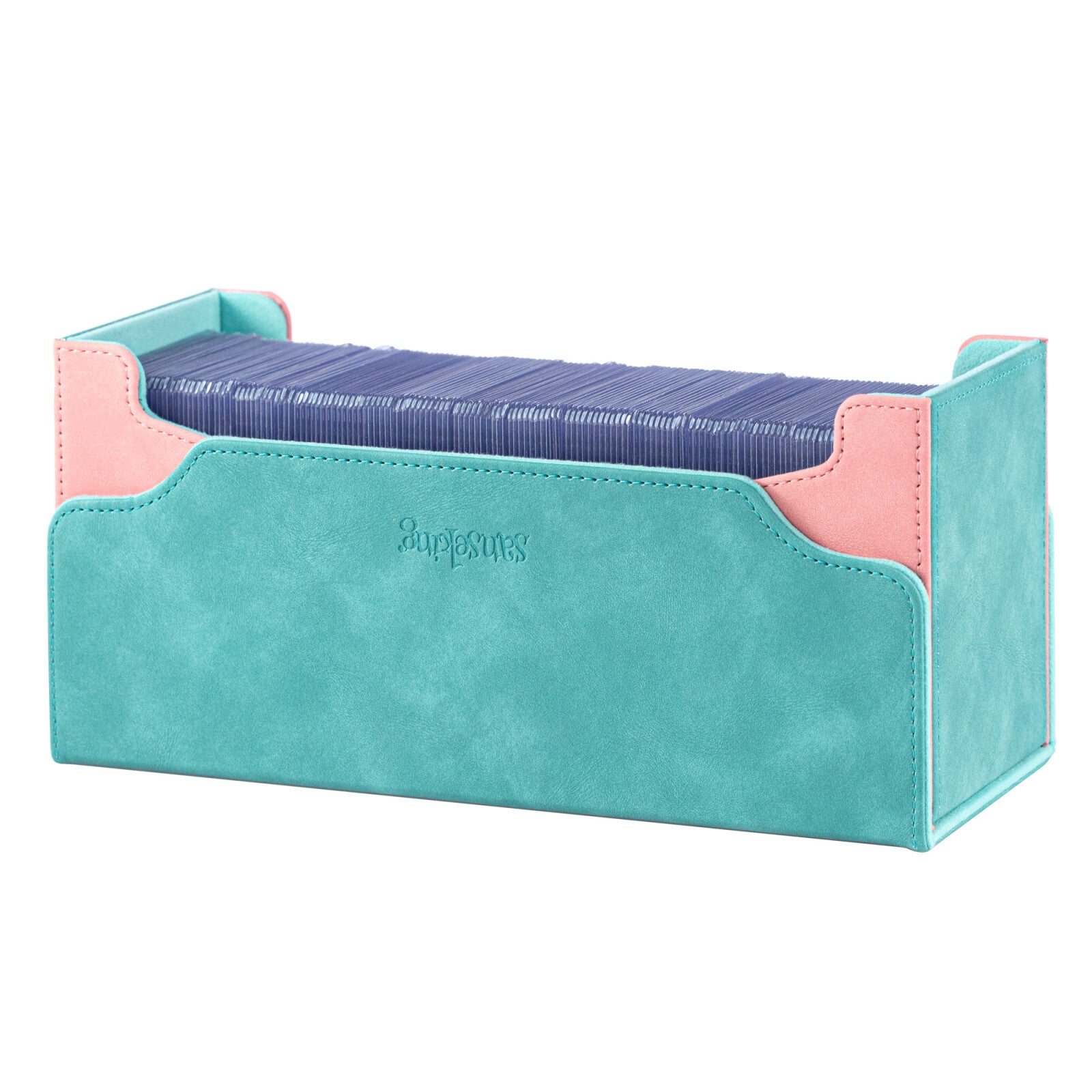 Three-Born-All Deck Box | PU Leather Card Storage for TCG