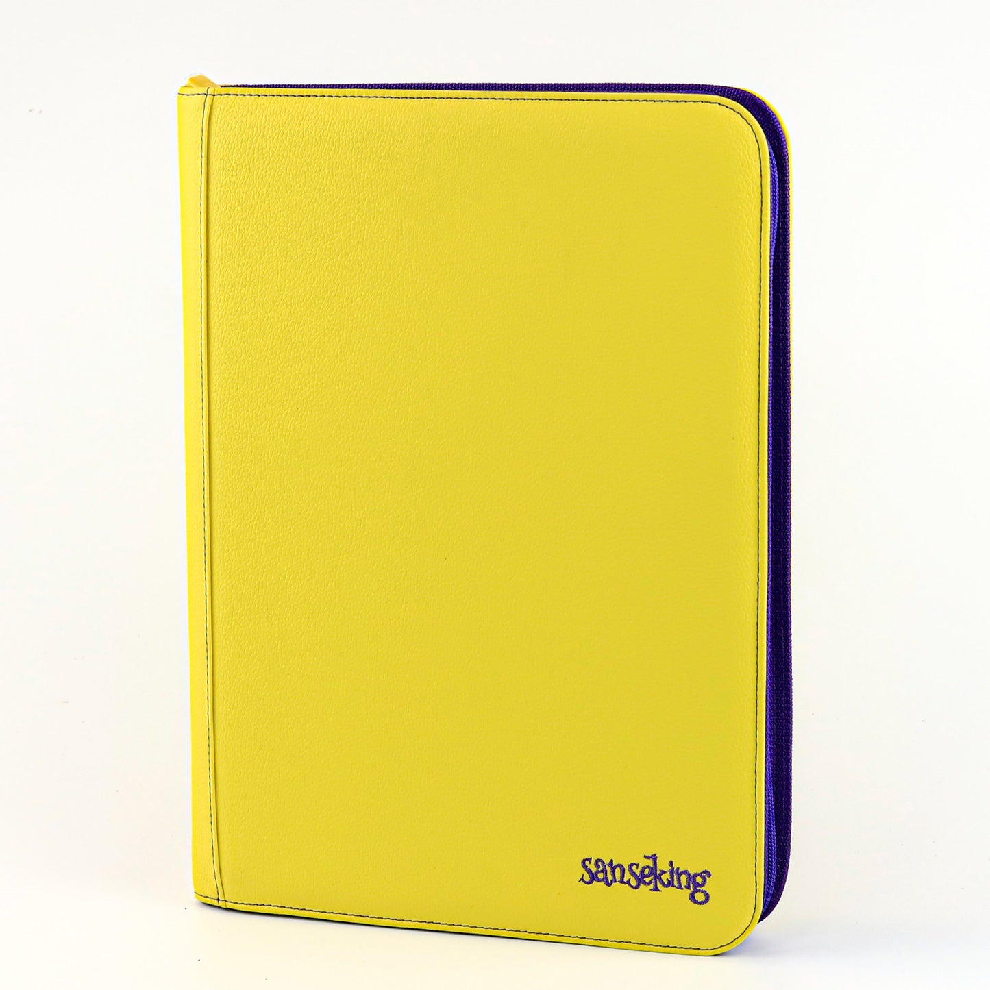 9-Pocket PU Card Binder Yellow