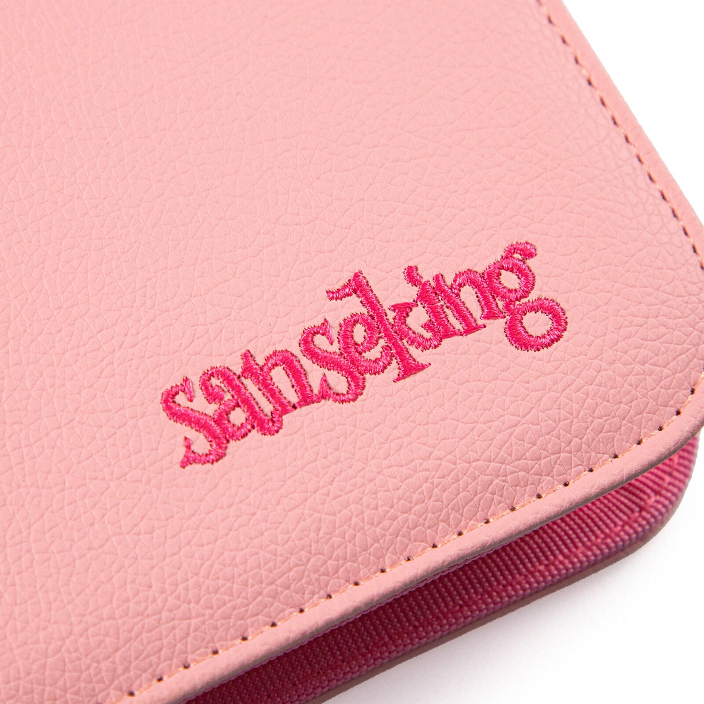 Pink Plaid 4/9/12-Pocket PU Binder