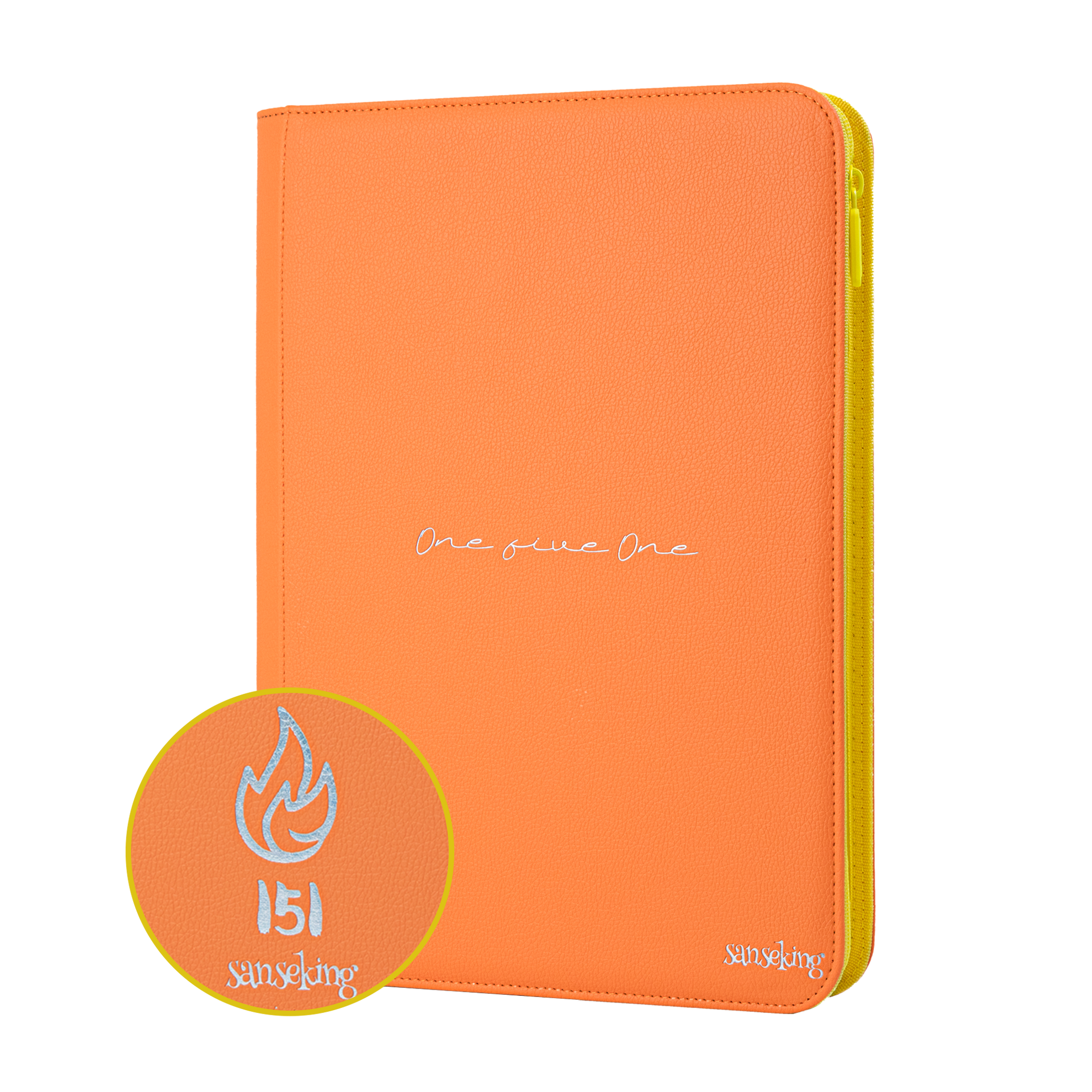 Sanseking Pokemon 151 Binder - Orange Edition | 151 Master Set