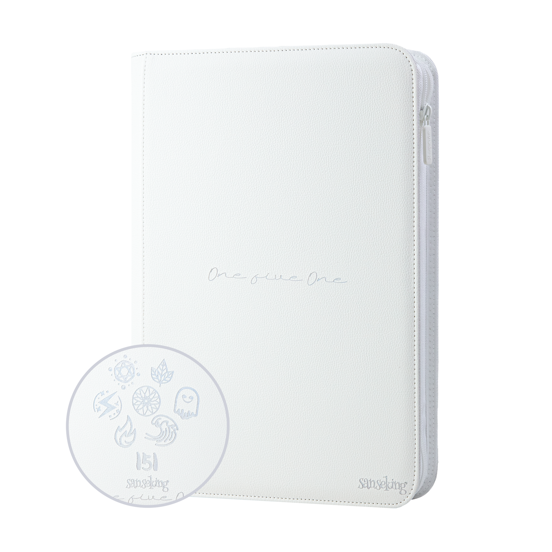 Sanseking Pokemon 151 Binder - White Edition | 151 Master Set Album