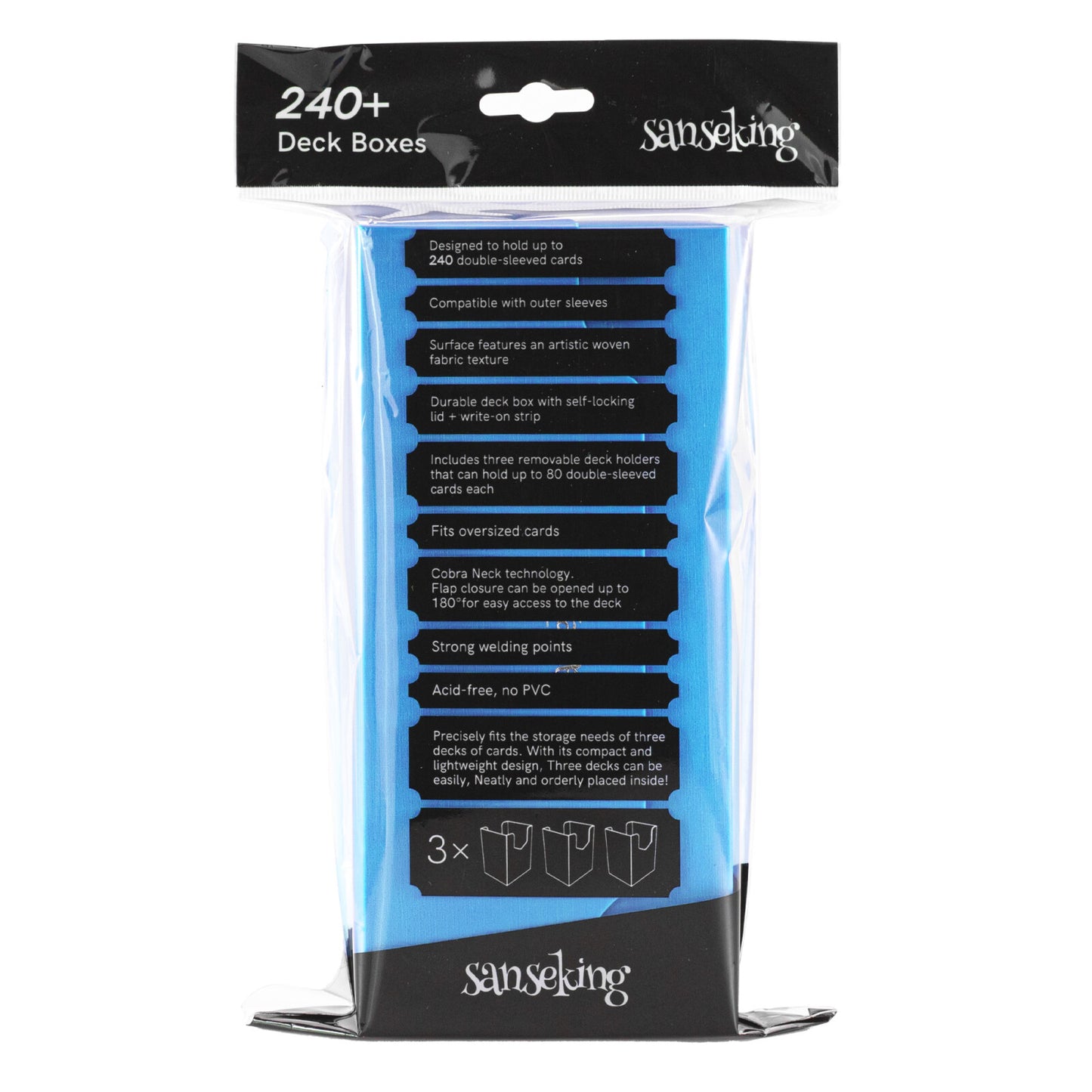 3-Compartment PP Deck Box