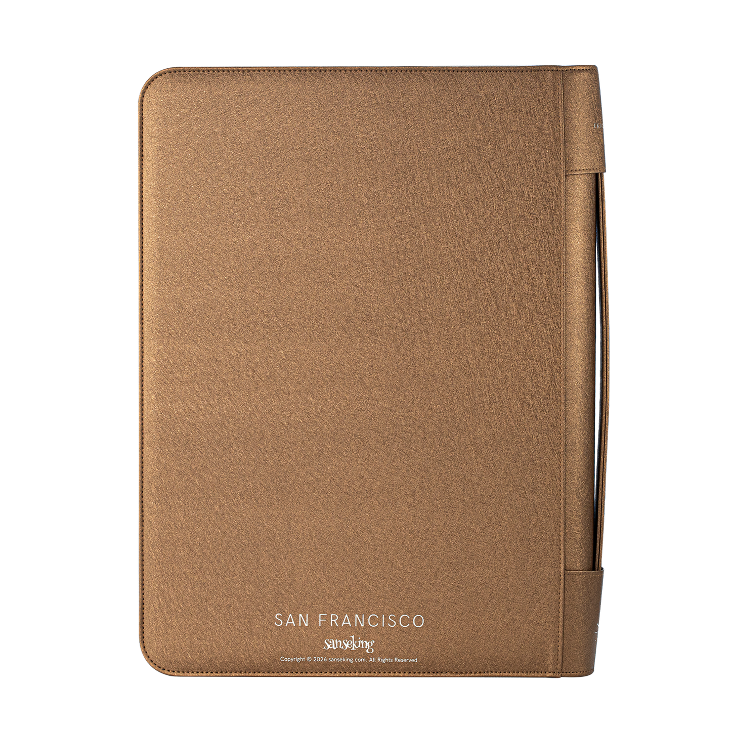 ARK-05 dark brown card binder back view