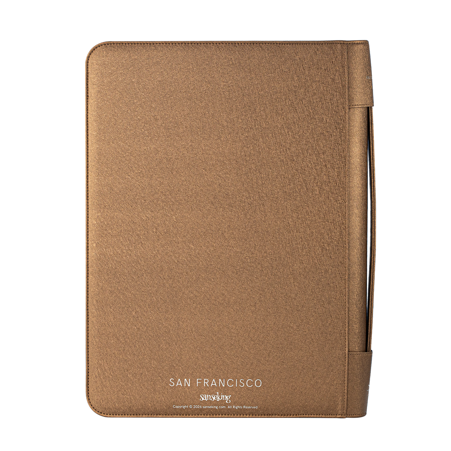 ARK-05 dark brown card binder back view