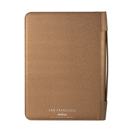 ARK-05 dark brown card binder back view