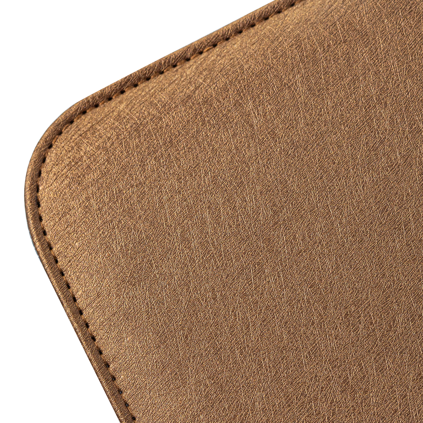 ARK-05 dark brown PU leather texture detail