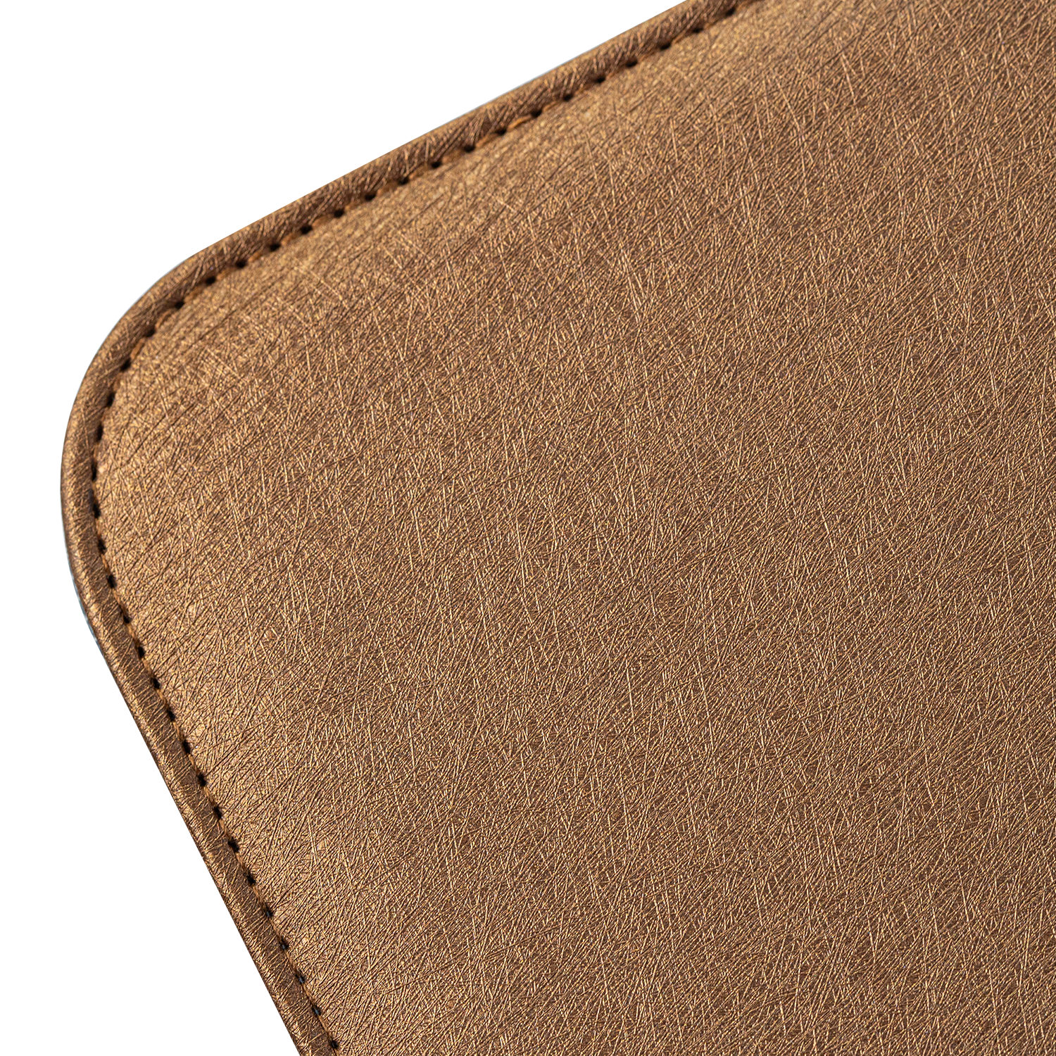 ARK-05 dark brown PU leather texture detail