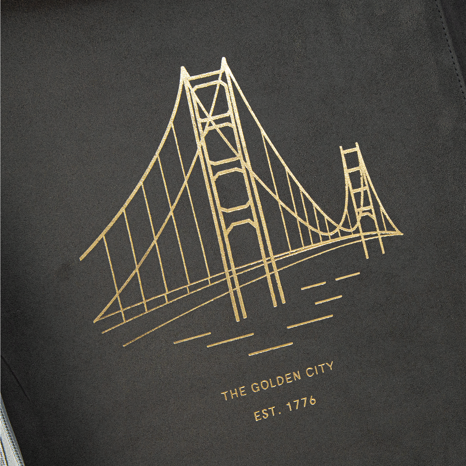 ARK-05 gold foil Golden Gate Bridge inner design