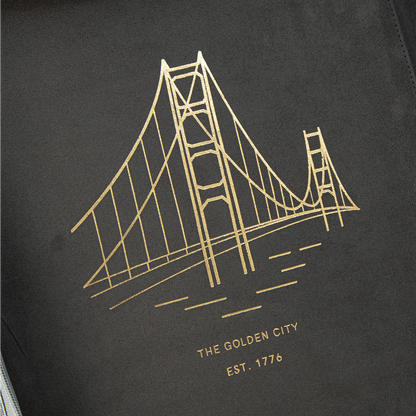 ARK-05 gold foil Golden Gate Bridge inner design