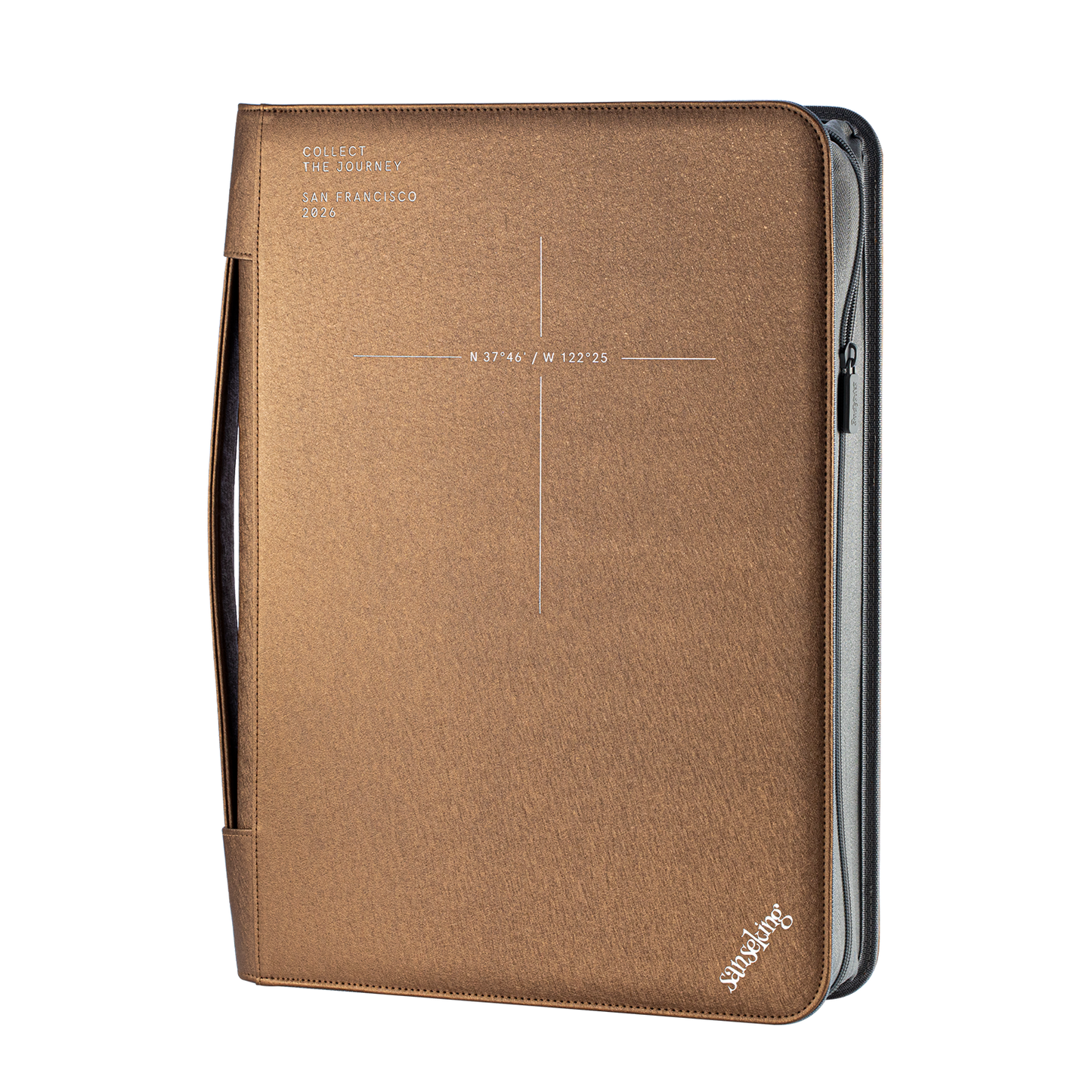ARK-05 dark brown card binder front view