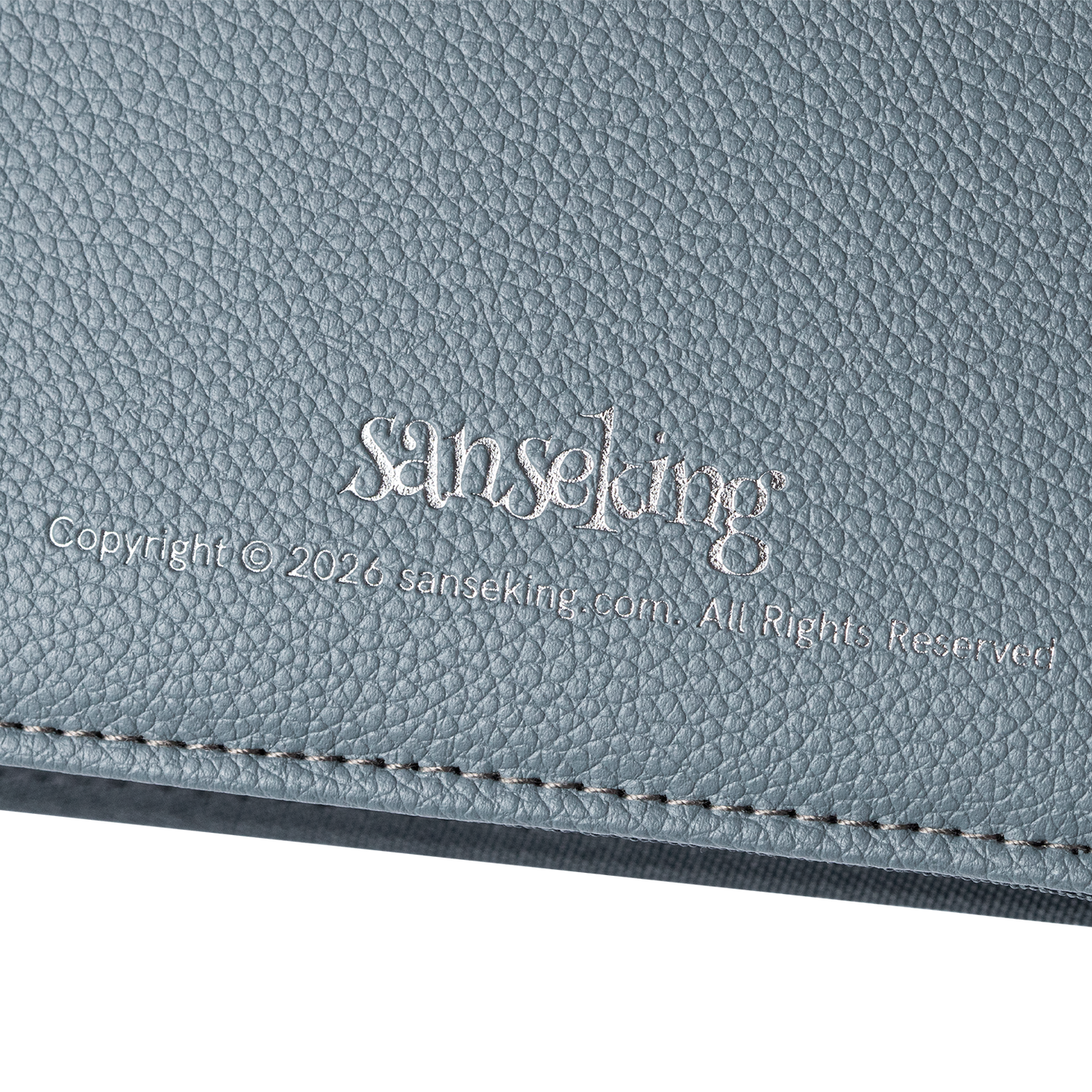 AUREX CR-02 grey card binder Sanseking logo detail