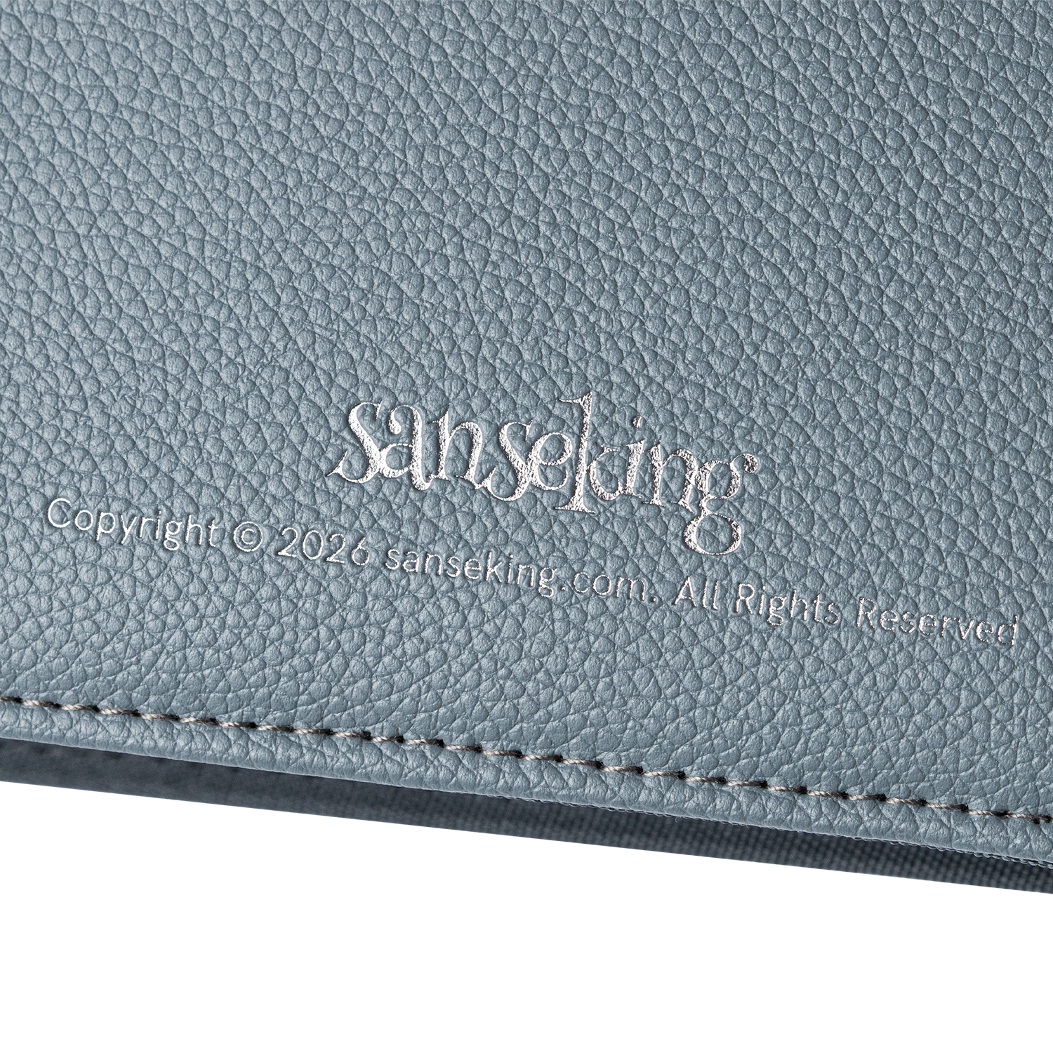 AUREX CR-02 grey card binder Sanseking logo detail