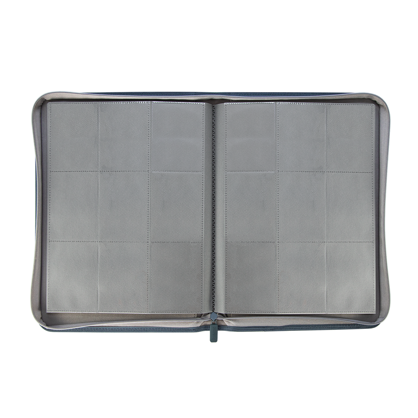 AUREX CR-02 grey card binder open interior view