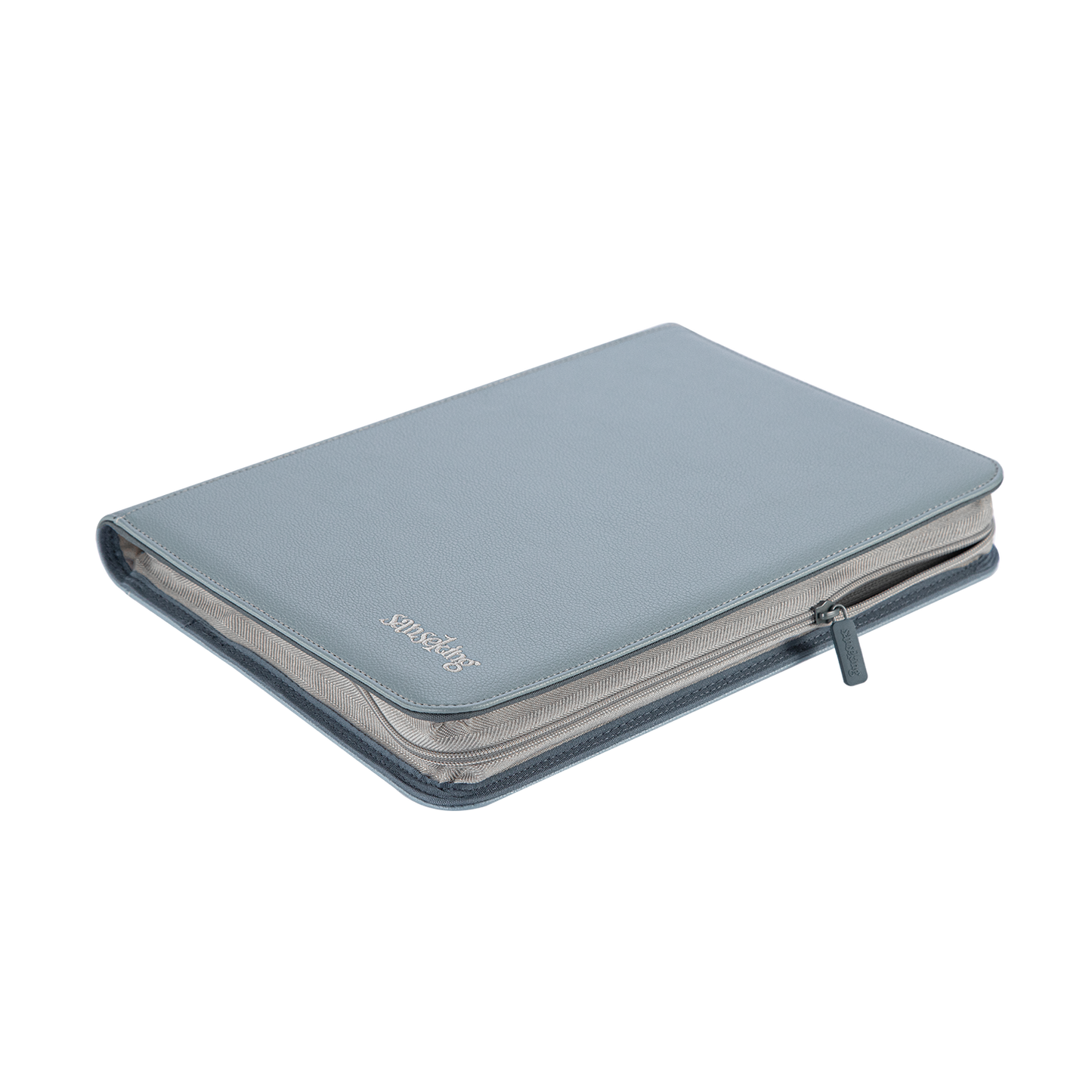 AUREX CR-02 grey card binder closed binder view