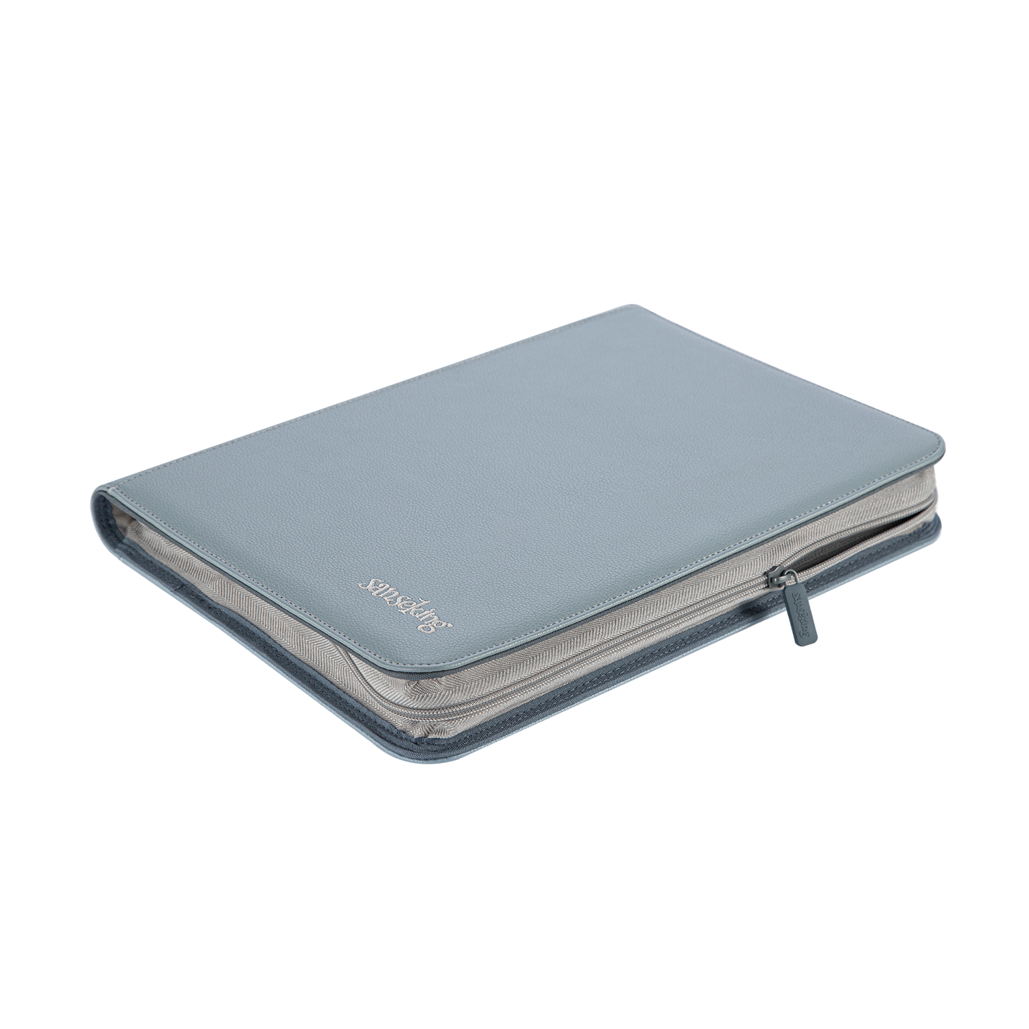 AUREX CR-02 grey card binder closed binder view