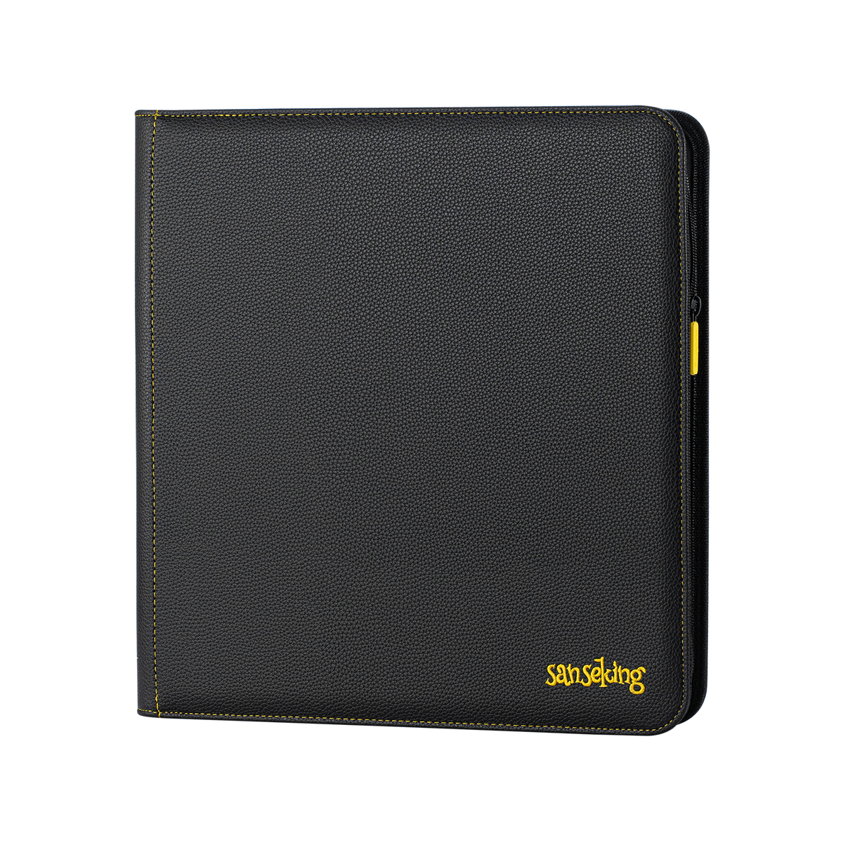 AXIS-01 Black 12-Pocket Trading Card Binder – closed front view