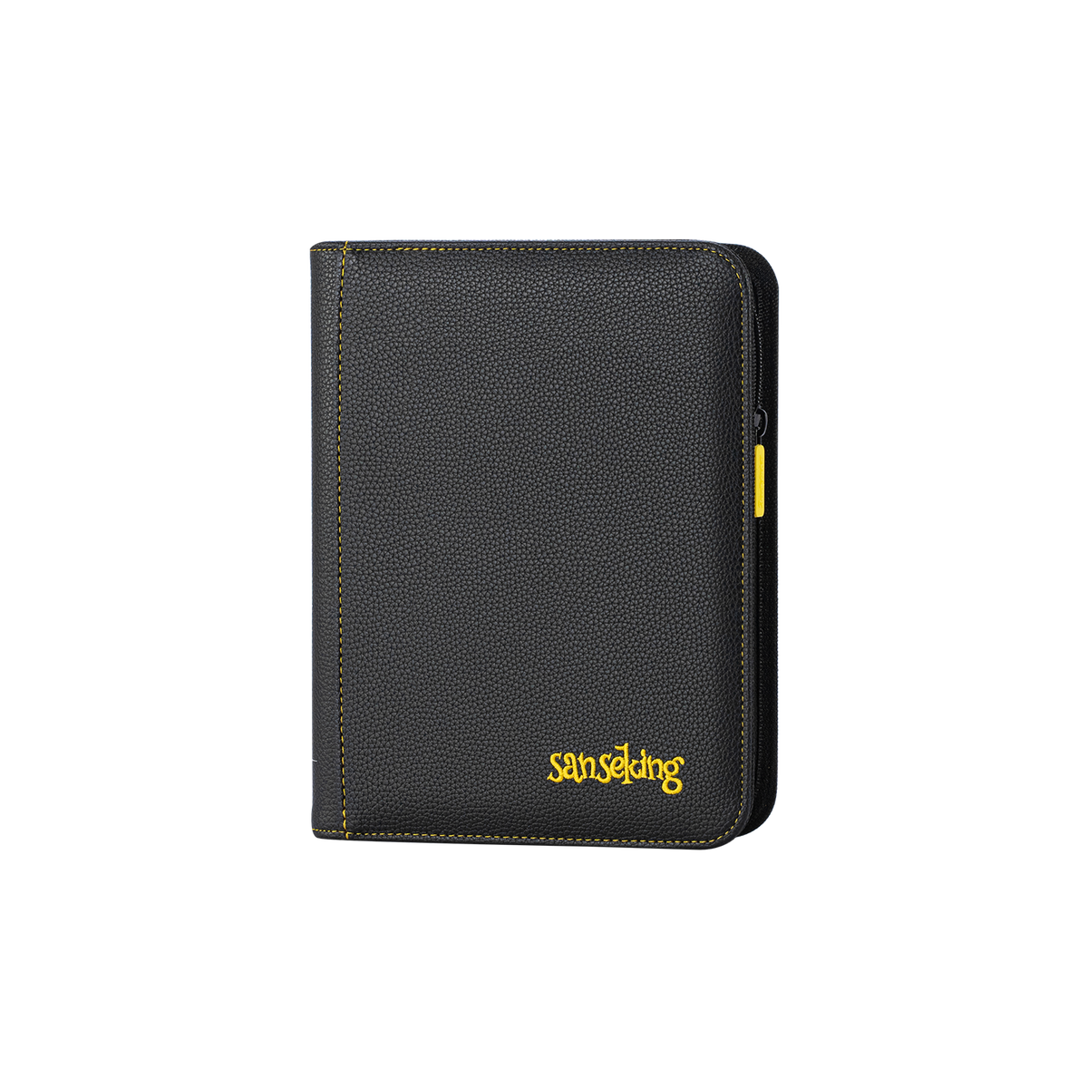 AXIS-01 Black 4-Pocket Trading Card Binder – closed front view