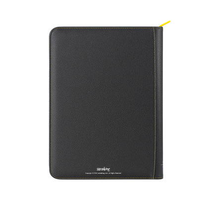 AXIS-01 Black 9-Pocket Trading Card Binder – back cover view