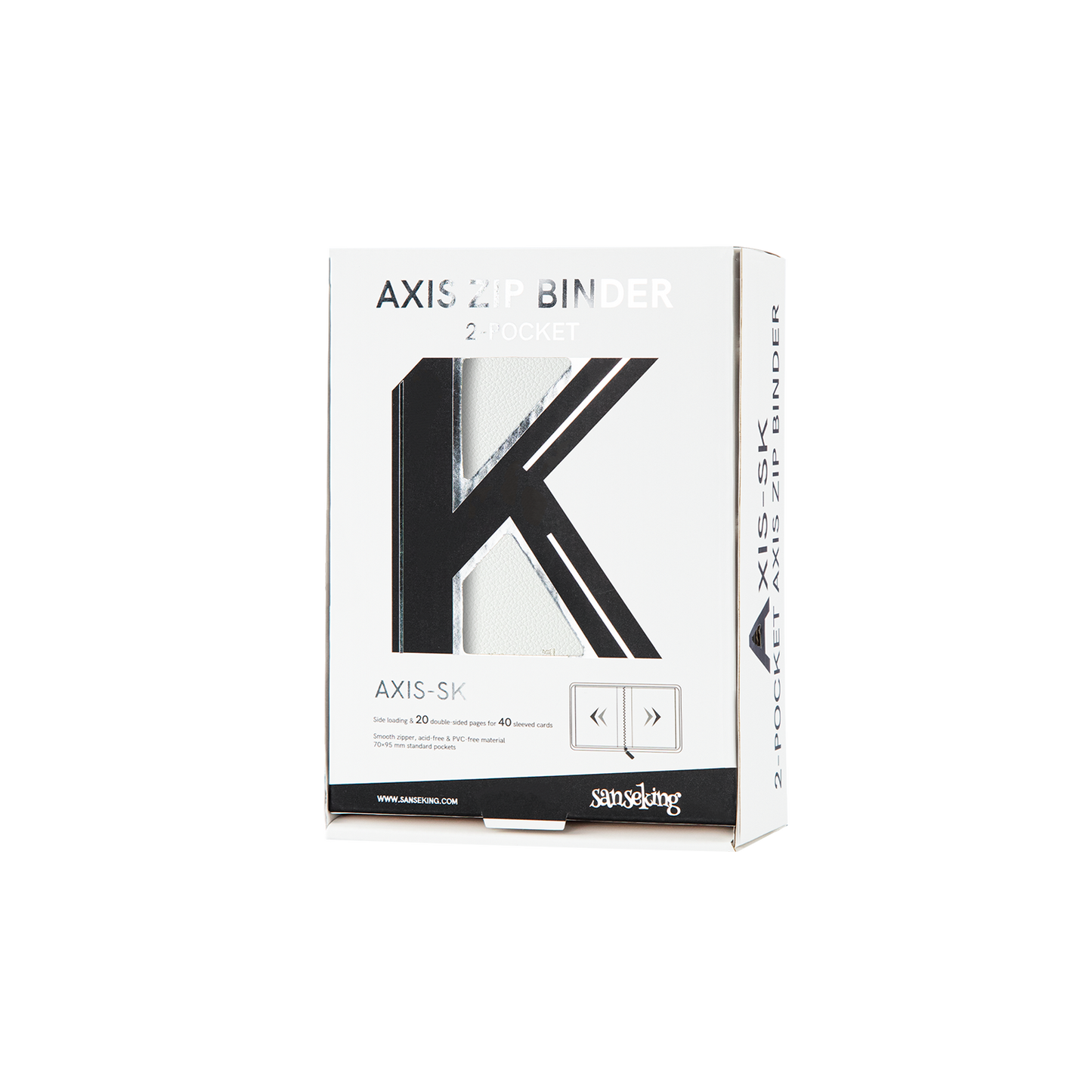 AXIS-SK White Binder Series – One Pocket & Two Pockets