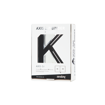 AXIS-SK White Binder Series – One Pocket & Two Pockets