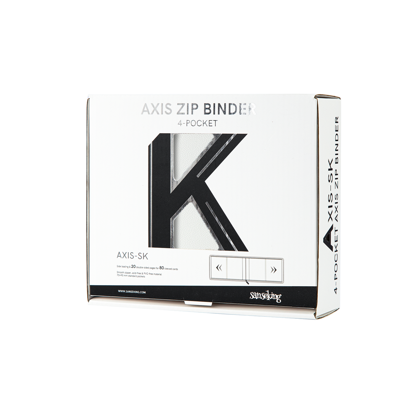 AXIS-SK White Binder Series – One Pocket & Two Pockets