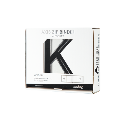 AXIS-SK White Binder Series – One Pocket & Two Pockets