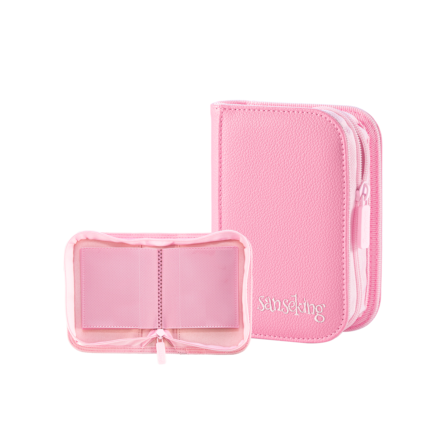 2 pocket card binder Pink TCG – 1 & Zip Binder The sturdy exterior and Variant:Black Label ONE PIECE CARD GAME Set_Gym Heroes