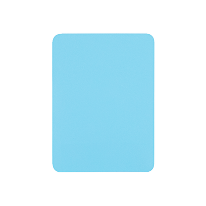 Love Heart-Shape Laser Flashing Rounded Card Sleeves – Blue solid-color back