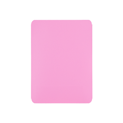 Love Heart-Shape Laser Flashing Rounded Card Sleeves – Pink solid-color back