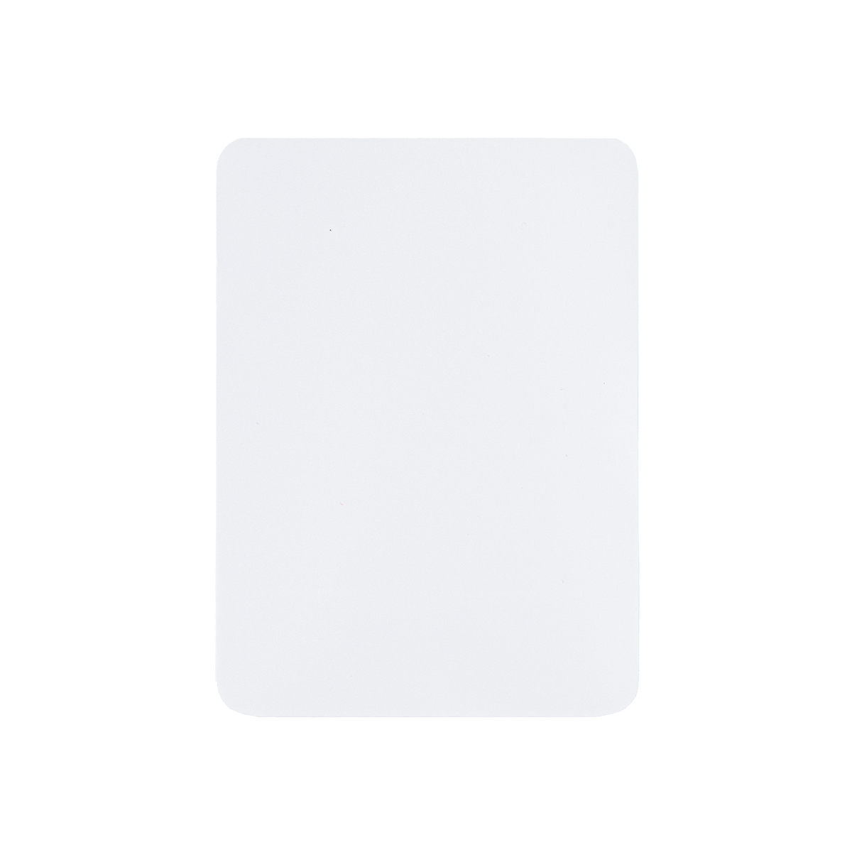Love Heart-Shape Laser Flashing Rounded Card Sleeves – White solid-color back