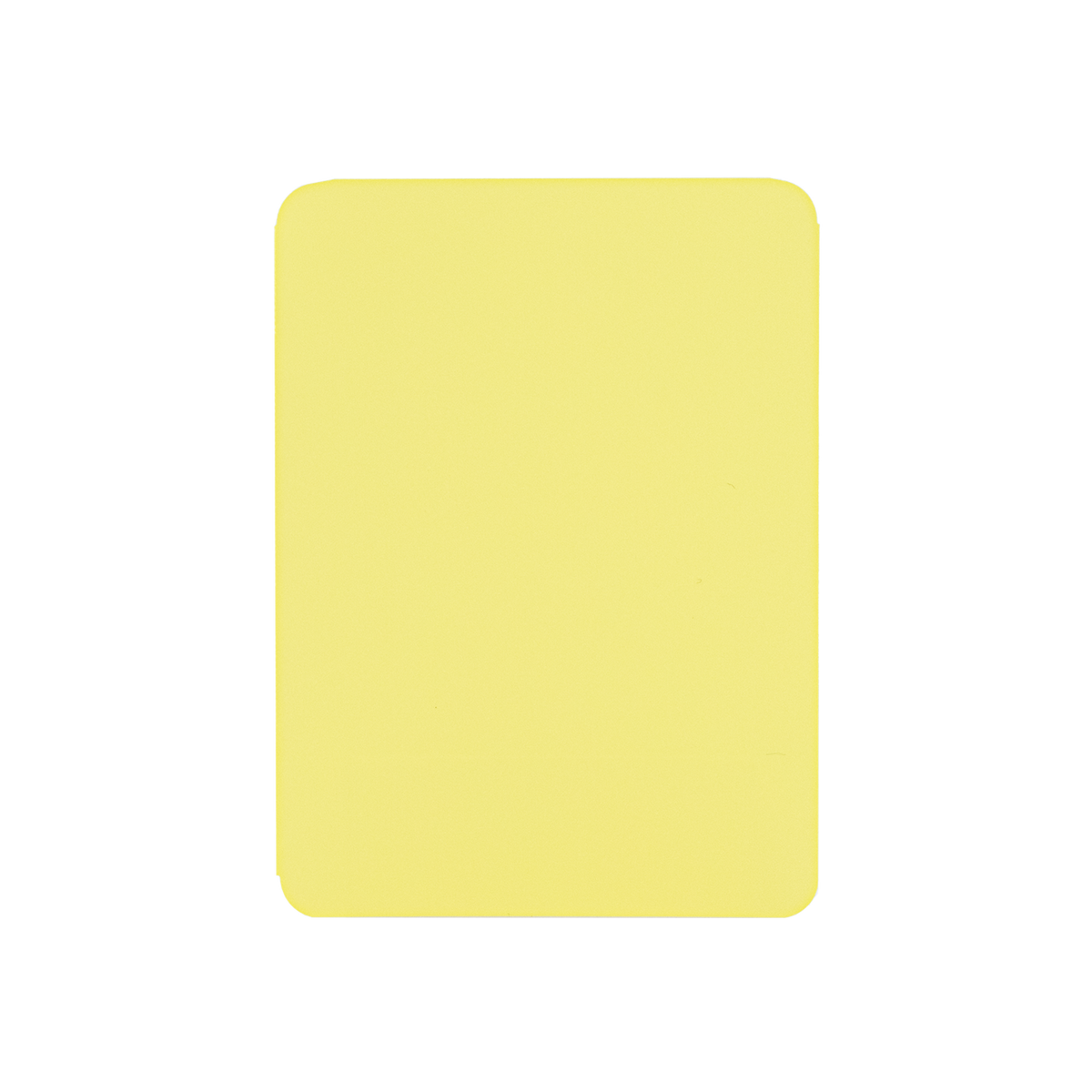 Love Heart-Shape Laser Flashing Rounded Card Sleeves – Yellow solid-color back