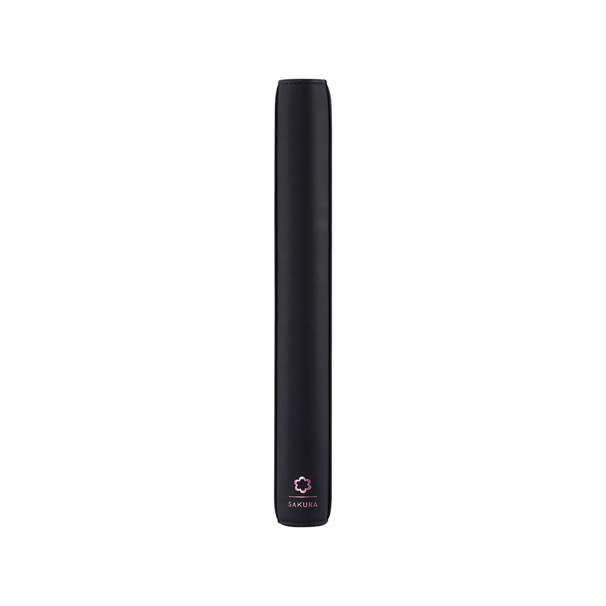 Spine view of the Black SAKURA Art Series card binder