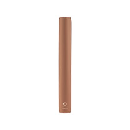 Spine view of the Brown SAKURA Art Series card binder